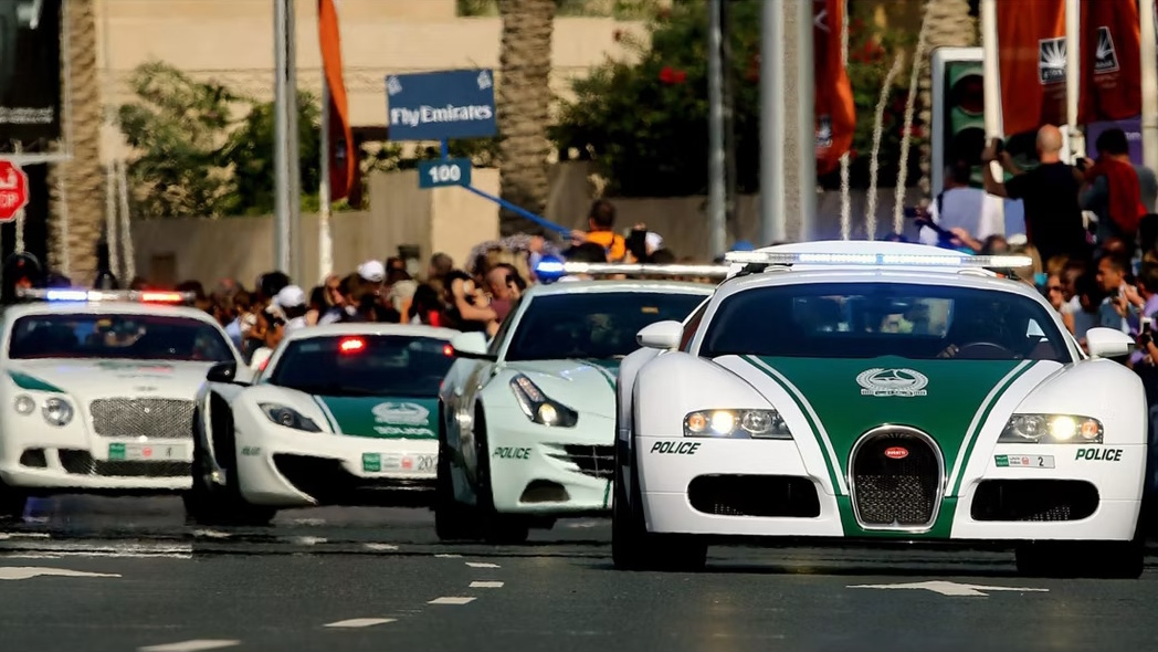 Dubai Police Display Wall